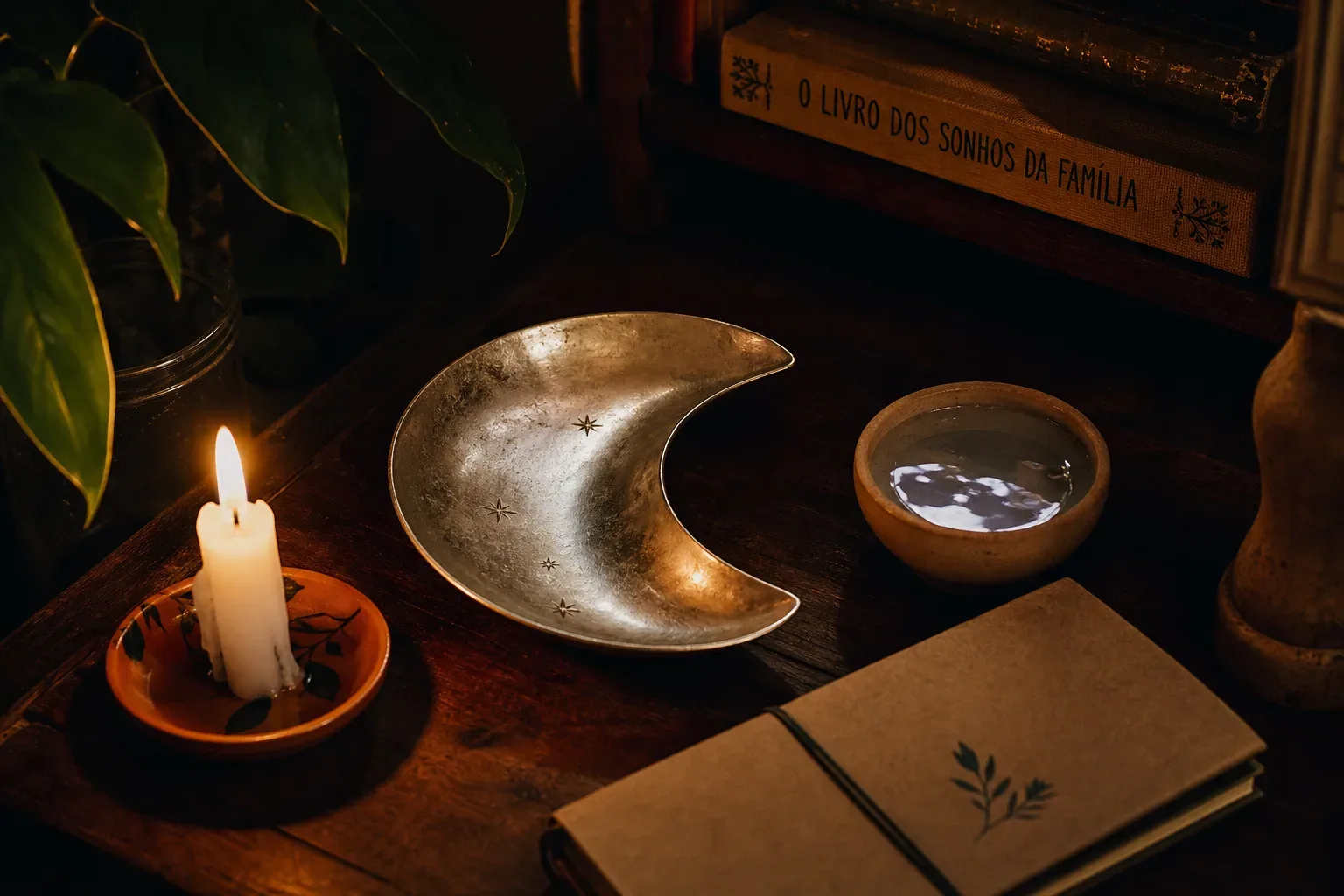 Symbolic still life: Sonhar com a lua