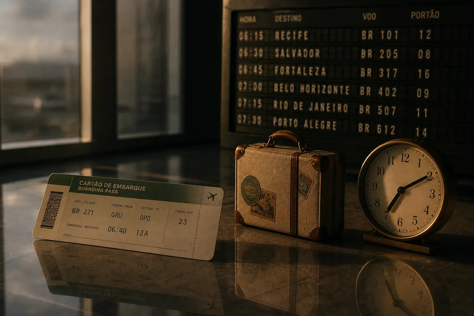 Symbolic still life: Sonhar com aeroporto
