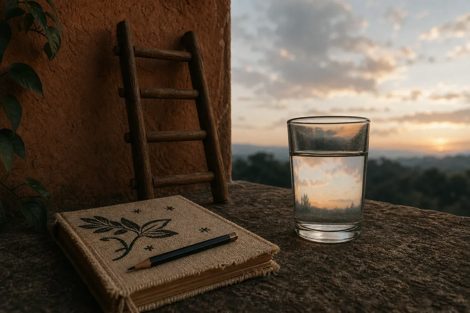 Symbolic still life: Sonhar com altura
