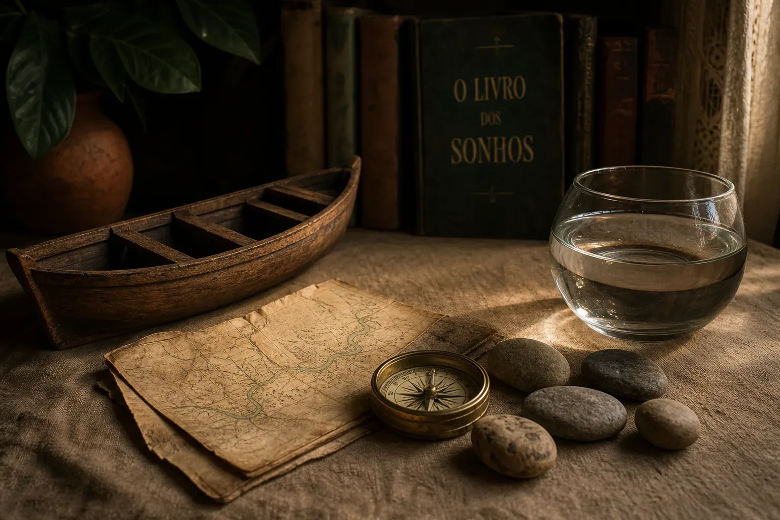 Symbolic still life: Sonhar com barco
