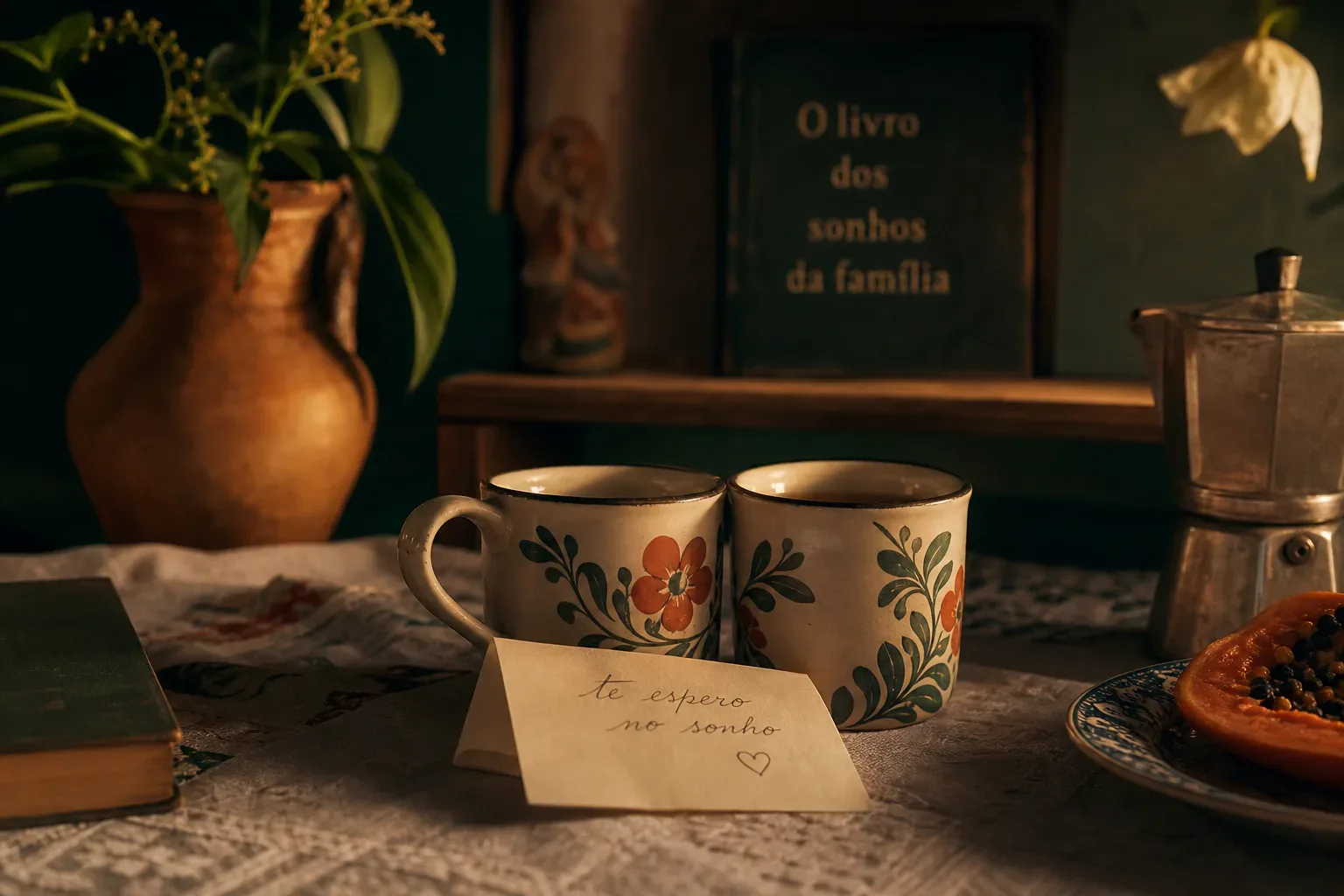 Symbolic still life: Sonhar com beijo
