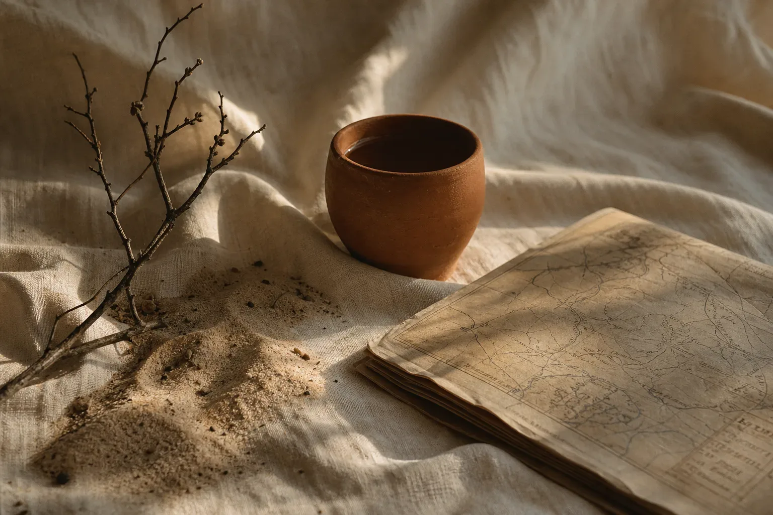 Symbolic still life: Sonhar com deserto