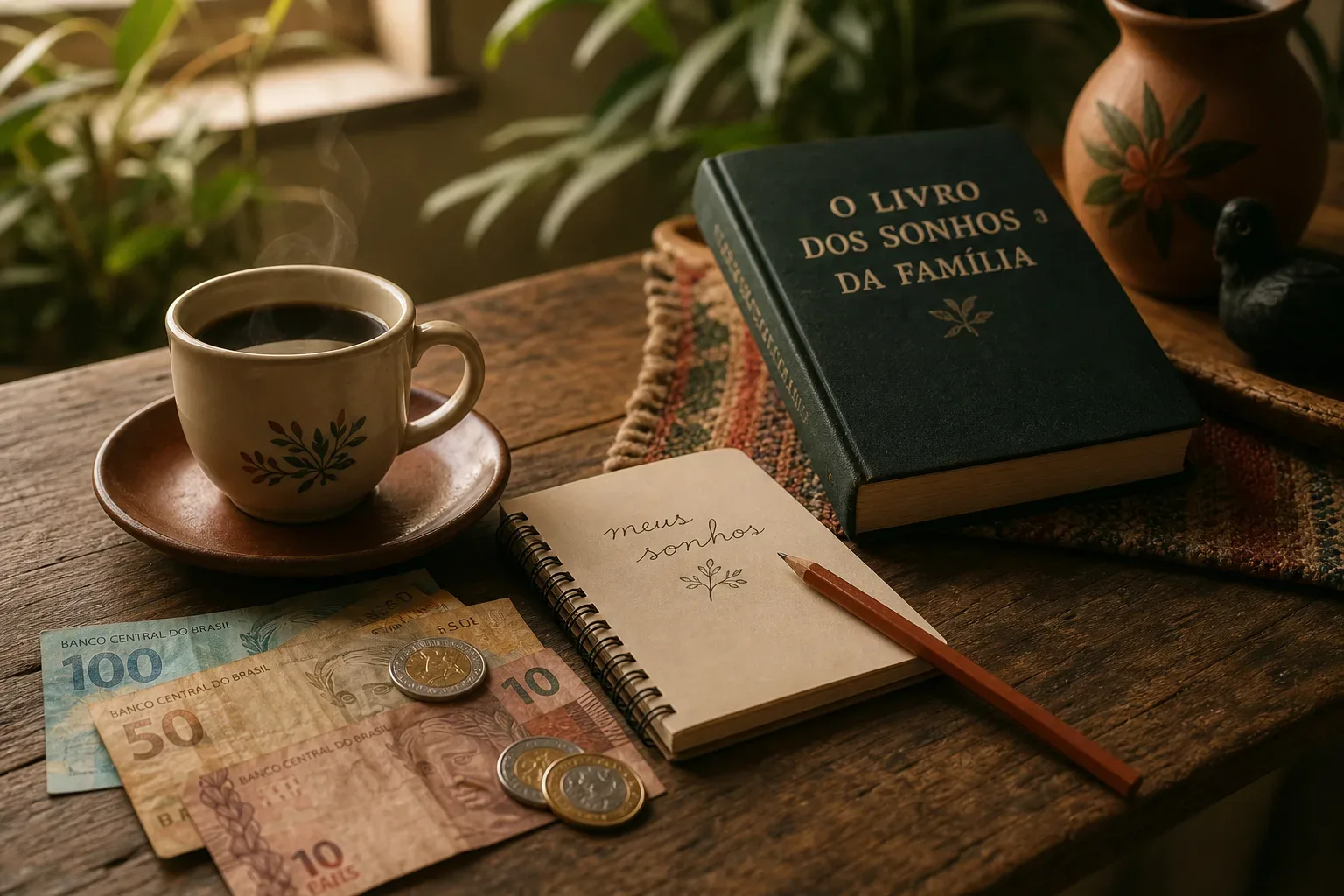 Symbolic still life: Sonhar com dinheiro