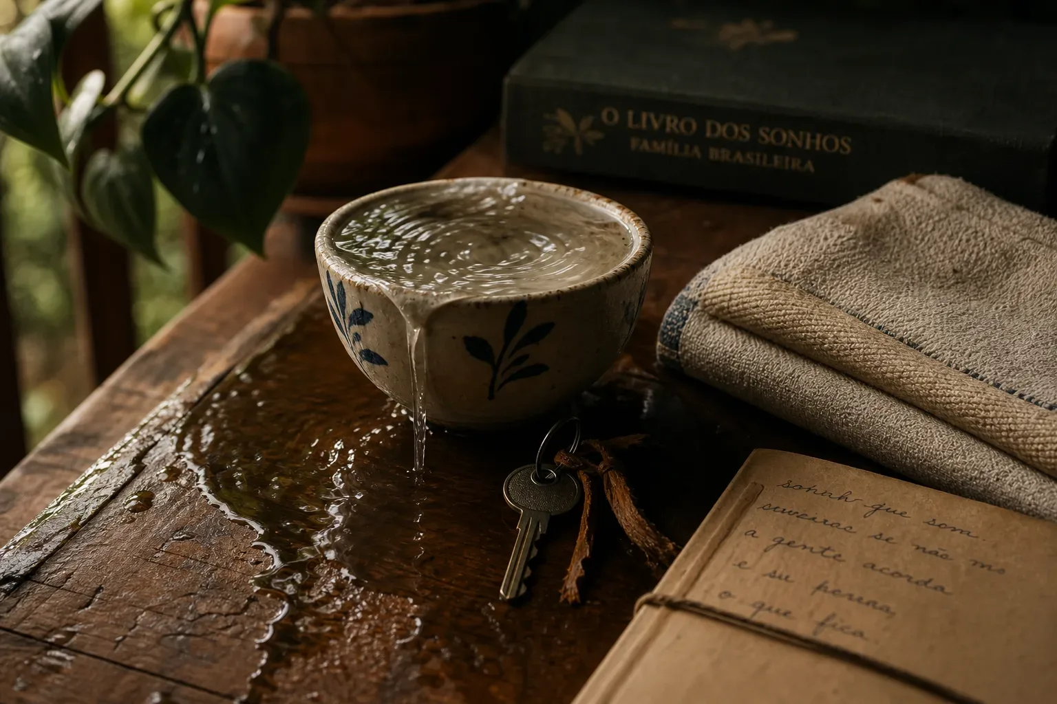 Symbolic still life: Sonhar com enchente