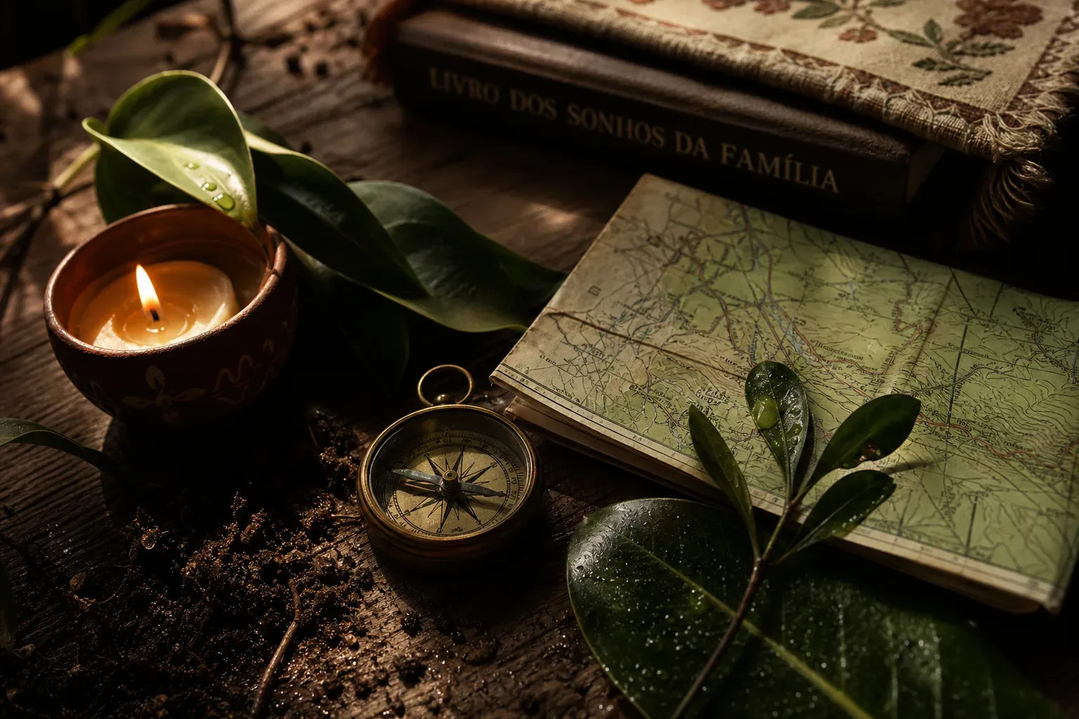 Symbolic still life: Sonhar com floresta