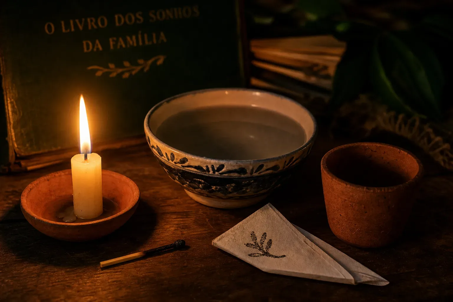 Symbolic still life: Sonhar com fogo