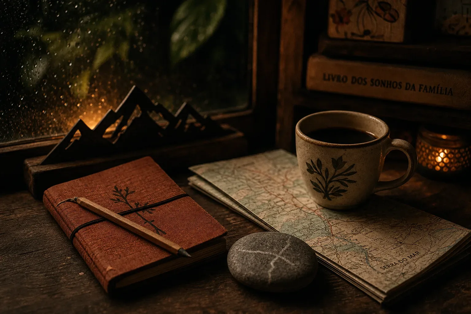 Symbolic still life: Sonhar com montanha