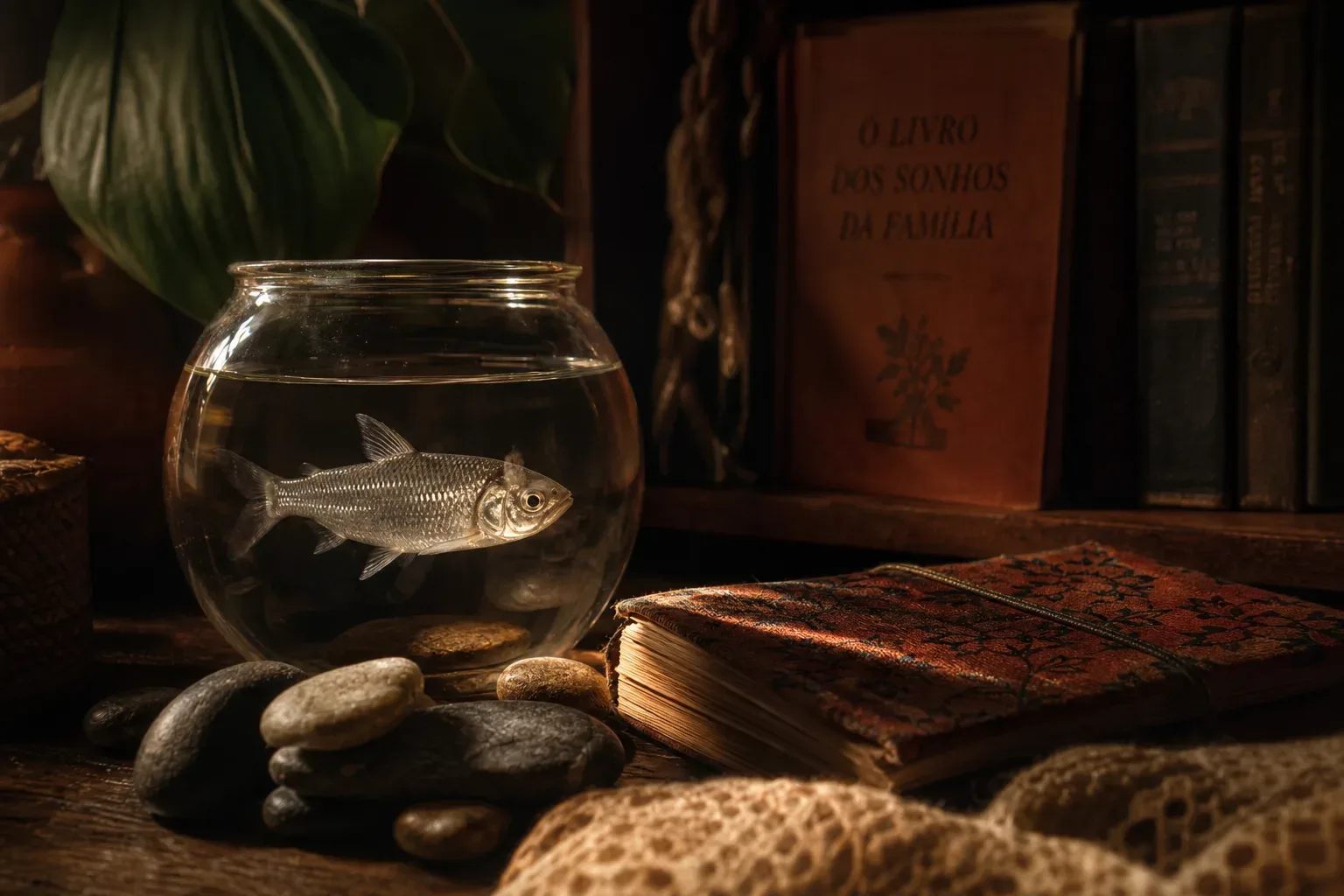 Symbolic still life: Sonhar com peixe