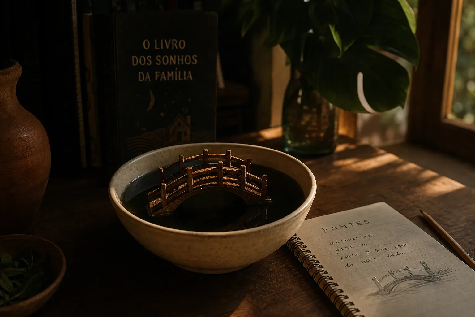Symbolic still life: Sonhar com ponte
