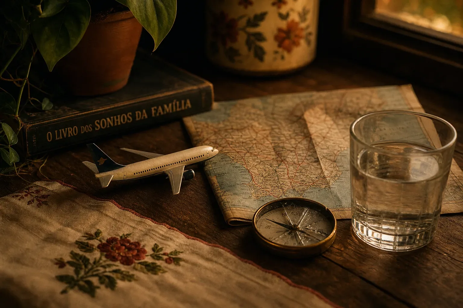 Symbolic still life: Sonhar com queda de avião