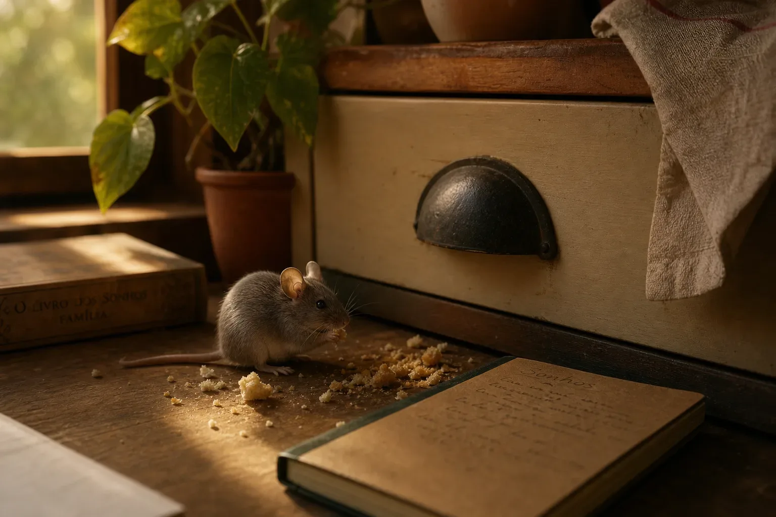 Symbolic still life: Sonhar com rato