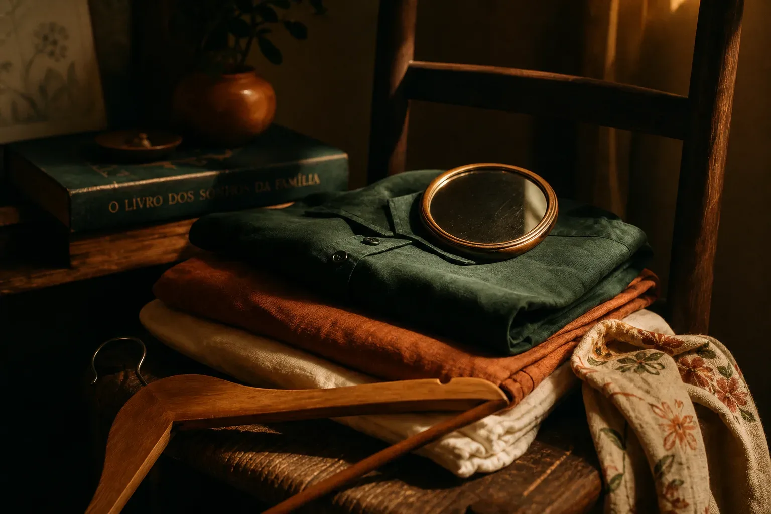 Symbolic still life: Sonhar com roupas