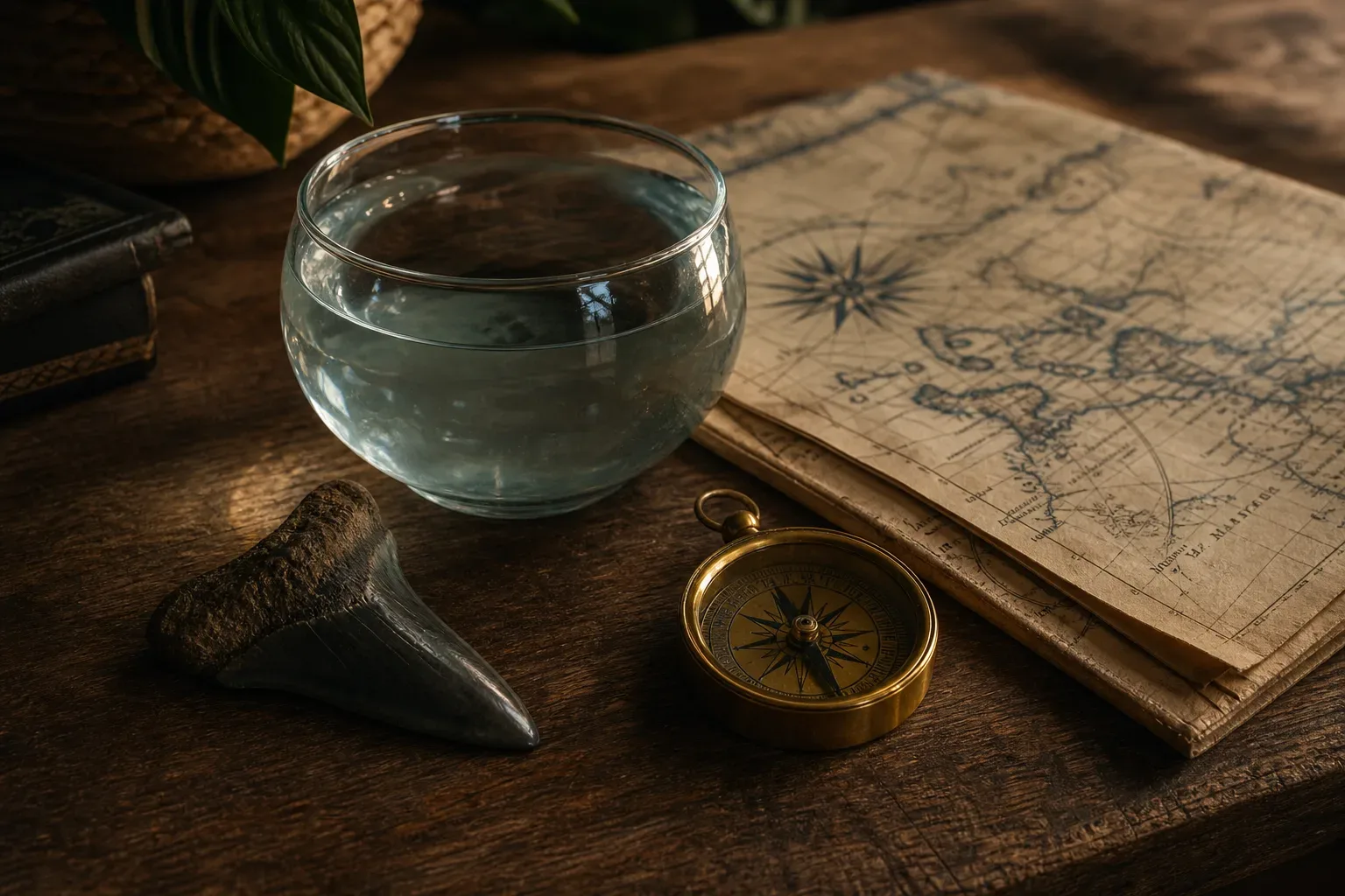 Symbolic still life: Sonhar com tubarão
