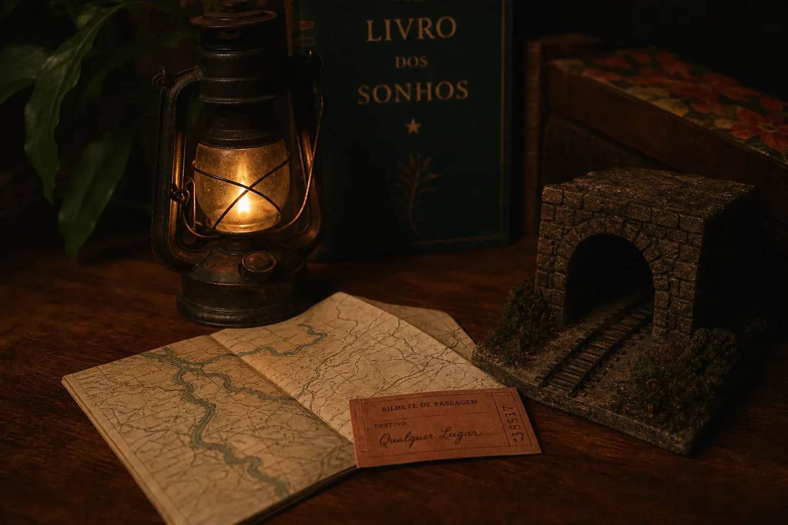 Symbolic still life: Sonhar com túnel