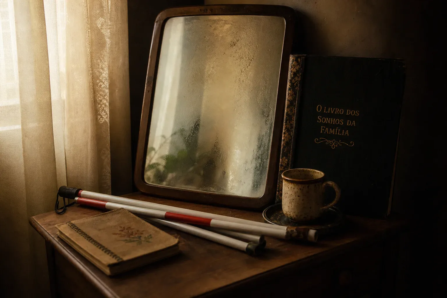 Symbolic still life: Sonhar que está cego
